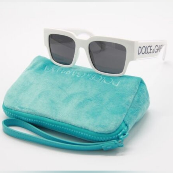 NEW DOLCE&GABBANA DG6184 3312/87 UNSEX WHITE SUNGLASSES DG6184 331287 - Picture 7 of 7